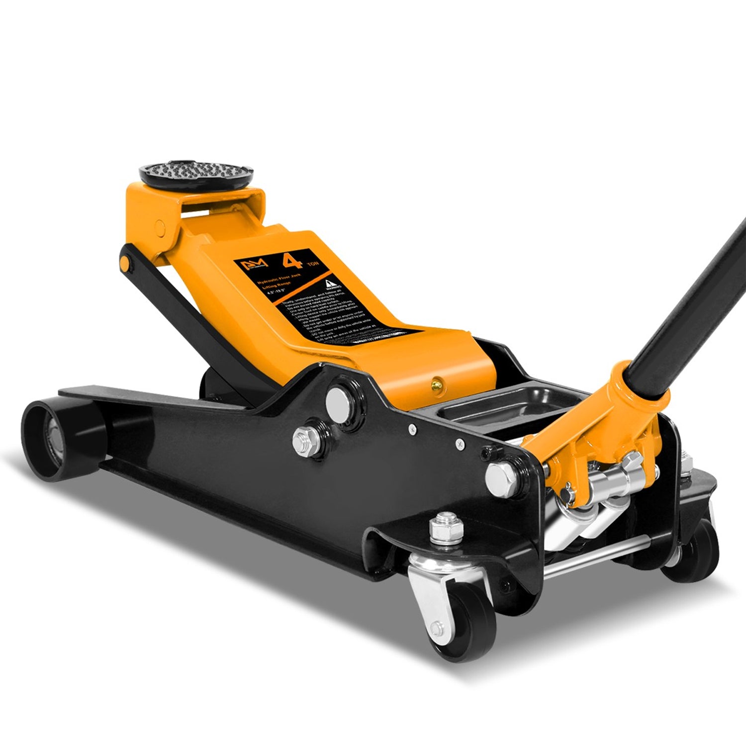 4 Ton Hydraulic Trolley Floor Jack <br> Adjustable Height (in.): 4.5 To 20