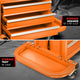 2-in-1 3 Drawer Rolling Seat w/Foldable Side Trays <br> Drawer Dimension(in.): 12 X 7.8 X 2.3