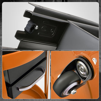 Mechanics Roller Storage Seat W/ Drawer & Tray <br> Drawer Dimension: 5.5 in. W x 9.5 in. L x 1.75 in. H