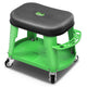 Adjustable Rolling Pneumatic Creeper Seat <br> Dimensions(in.): 16.14 L x 10.62 W x 13.78 H
