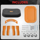 Adjustable Rolling Pneumatic Creeper Seat <br> Dimensions(in.): 16.14 L x 10.62 W x 13.78 H