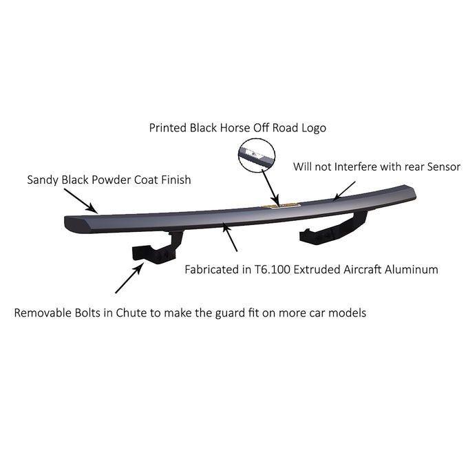 Peerless Rear Bumper Guard <br>16-22 Lexus RX350