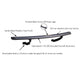 Peerless Rear Bumper Guard <br>16-22 Lexus RX350
