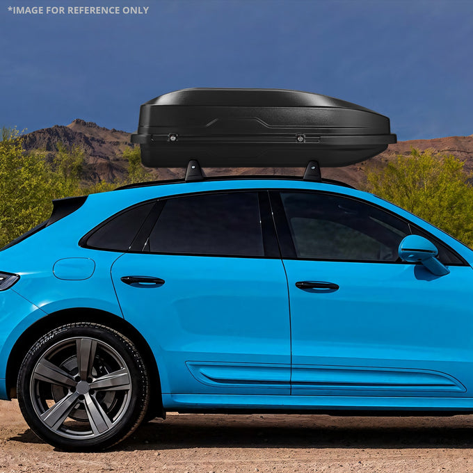 Black Textured Cross Bar Roof Cargo Storage Box<br>56.3 in. L x 36.8 in.W x 16.25 in. H