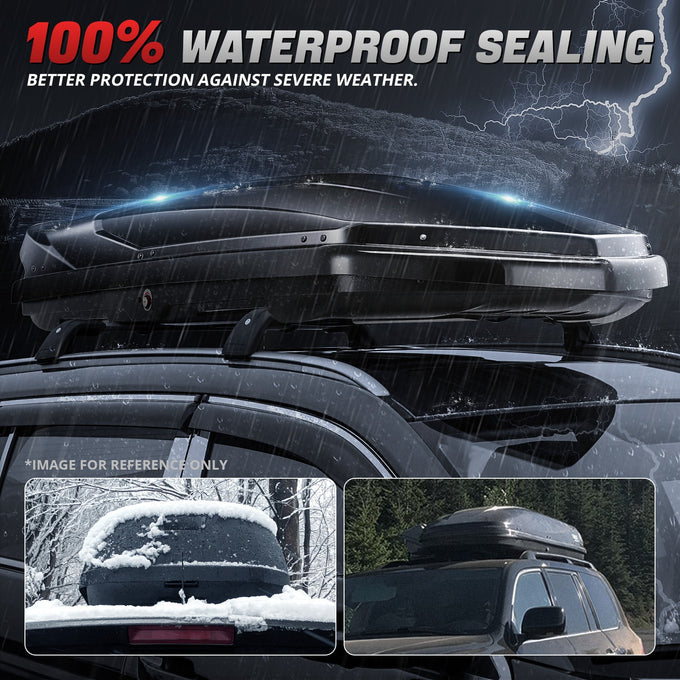 Aluminum Cross Bar Roof Cargo Storage Box <br> 72 in. L  x 30 in.W x 12 in.  H