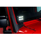 2 Luminix 4in LED Cube w/ Window brackets <br> 07-18 Jeep Wrangler (JK)