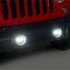 Pair 2400LM Luminix High Power LED Fog Lamps <br> 10-18 Jeep Wrangler