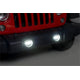 Pair 2400LM Luminix High Power LED Fog Lamps <br> 10-18 Jeep Wrangler