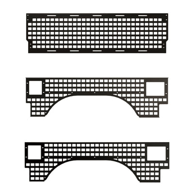 8ft. L Box Molle Passenger Side Panel <br> 19-24 Dodge Ram 1500 2500 3500