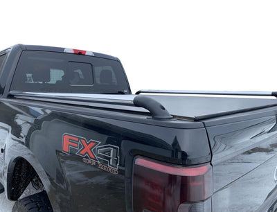 5.5ft Bed Nylon Oval Locker Side Rails <br> 15-24 Ford F-150