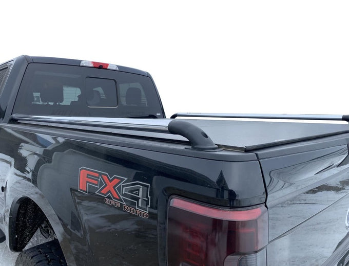 5.5ft Bed Nylon Oval Locker Side Rails <br> 15-24 Ford F-150