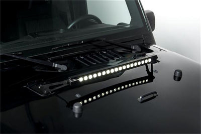 20in Light Bar Hood Bracket <br> 07-18 Jeep Wrangler