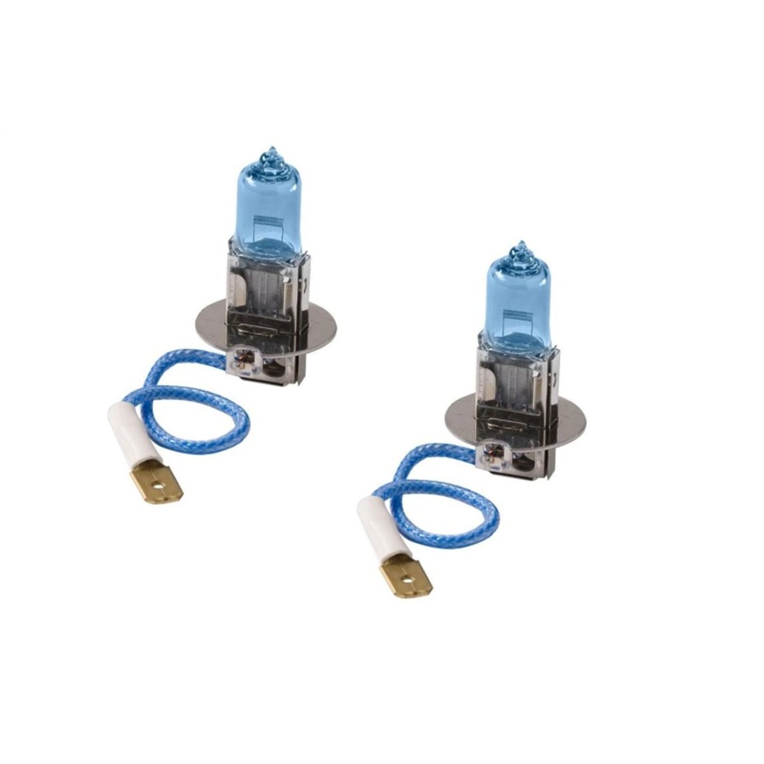 H3 Night White Pure Halogen HeadLight Bulbs <br> Universal