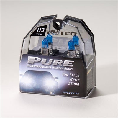 Double White H3 Pure Halogen HeadLight Bulbs <br> Universal