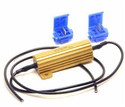 Single Aluminum LED Light Bulb Load Resistor Kit <br> Universal
