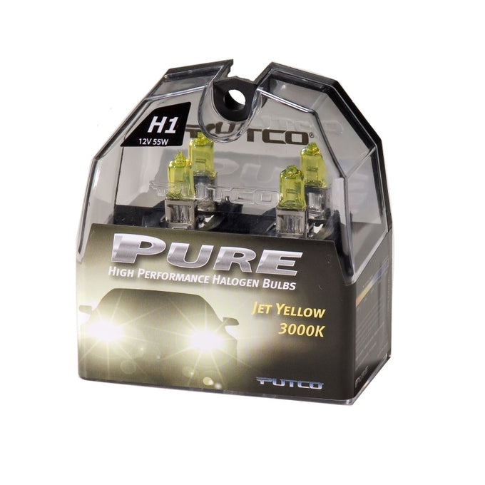Jet Yellow H1 Pre Halogen HeadLight Bulbs <br> Universal