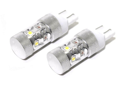 7443 - Plasma SwitchBack LED Bulbs - White/Amber <br> Universal