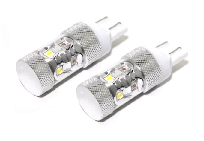 7443 - Plasma SwitchBack LED Bulbs - White/Amber <br> Universal