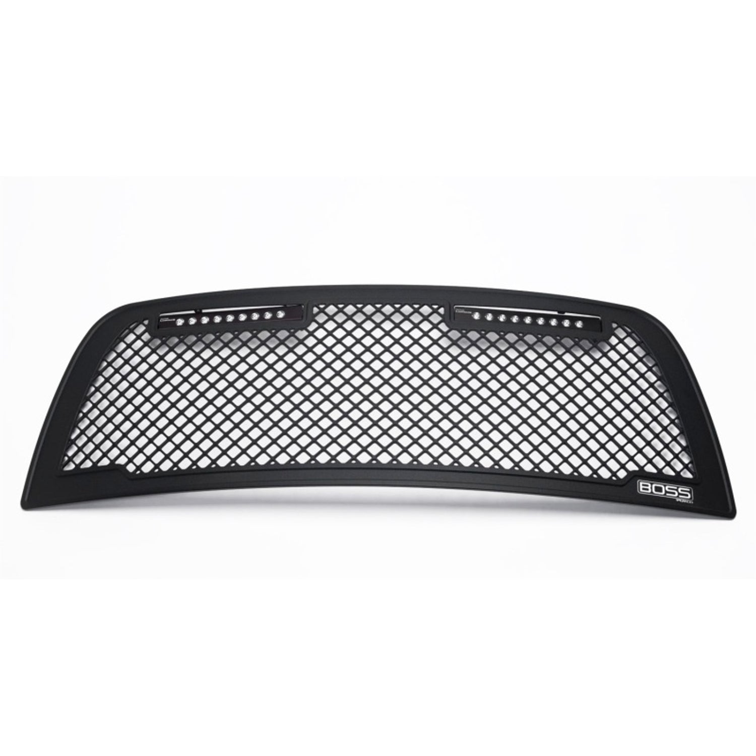 Lighted Boss Grille w/ QTY 2 - 10in Luminix Light Bars <br> 15-19 Dodge Ram 2500 3500