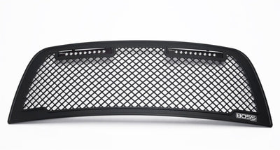 Lighted Boss Grille w/ QTY 2 - 10in Luminix Light Bars <br> 15-19 Dodge Ram 2500 3500