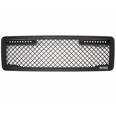 Lighted Boss Grille (w/ 10in Luminix Light Bar) <br> 13-14 Ford F-150