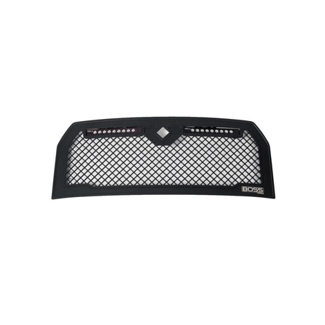 Lighted Boss Grille w/ Two 10in Luminix Light Bars <br> 15-17 Ford F-150