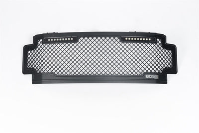 Lighted Boss Grille w/ Two 10in Luminix Light Bars <br> 17-20 Ford F-250 F-350
