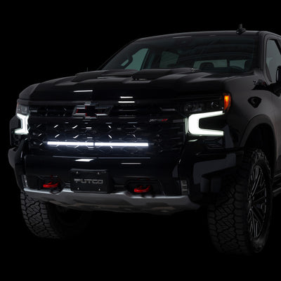 37In Virtual Blade LED Grille Light Bar <br> 20-25 Chevy Silverado, GMC Sierra 2500 3500 HD