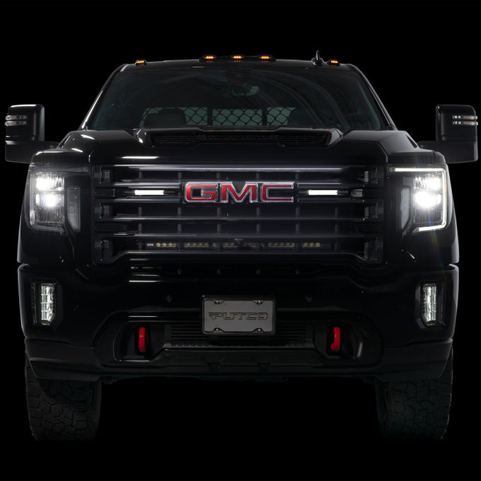 8in Virtual Blade LED Grille Light Bar <br> 19-25 Chevy Silverado, GMC Sierra 1500 2500 3500 HD