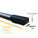 15in Virtual Blade LED Grille Light Bar <br> 10-25 Dodge Ram 1500 2500 3500