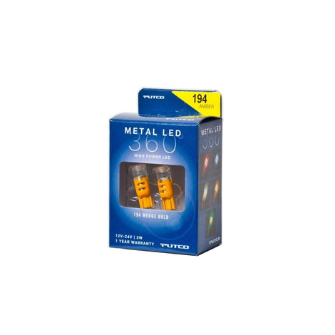 194 Amber Metal 360 LED <br> Universal