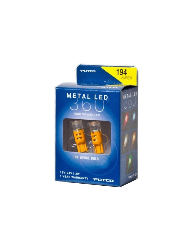 194 Amber Metal 360 LED <br> Universal