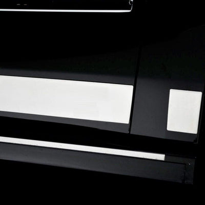 6in Wide 12pcs Pro Stainless Steel Rocker Panels <br> 07-13 Chevy Silverado 1500