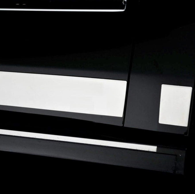 6in Wide 12pcs Pro Stainless Steel Rocker Panels <br> 07-13 Chevy Silverado 1500
