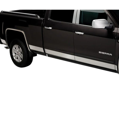 10pcs Pro Stainless Steel Rocker Panels <br> 14-18 Chevy Silverado 1500