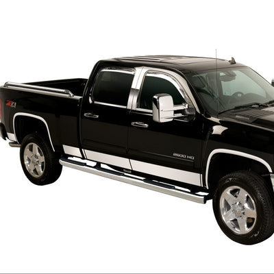 5.5in. Wide 10pcs Pro SS Rocker Panels <br> 19-24 Chevy Silverado, GMC Sierra 1500