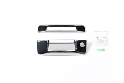 ailgate Handle Covers Base & Handle Cover <br> 14-19 Chevy Silverado, GMC Sierra 1500 2500 3500 HD