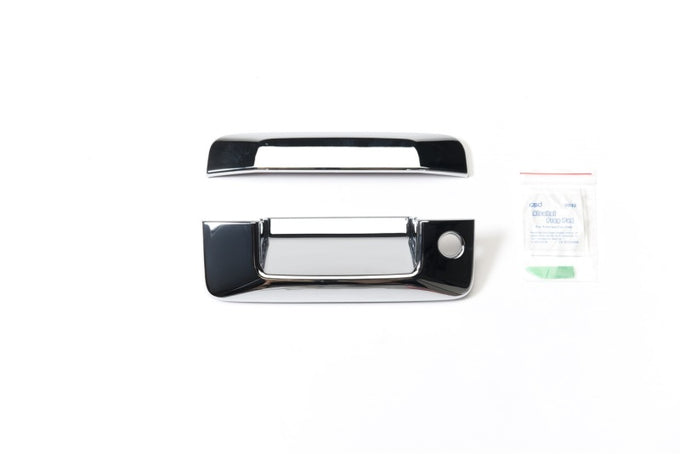 ailgate Handle Covers Base & Handle Cover <br> 14-19 Chevy Silverado, GMC Sierra 1500 2500 3500 HD