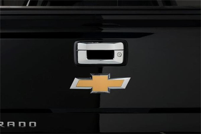 ailgate Handle Covers Base & Handle Cover <br> 14-19 Chevy Silverado, GMC Sierra 1500 2500 3500 HD