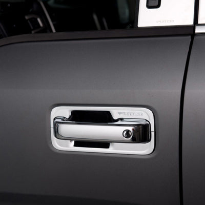 Door Handle Covers (4DR) w/ Driver Keyhole <br> 17-22 Ford F-250 F-350
