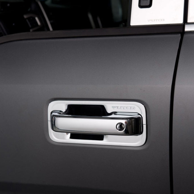 Door Handle Covers (4DR) w/ Driver Keyhole <br> 17-22 Ford F-250 F-350