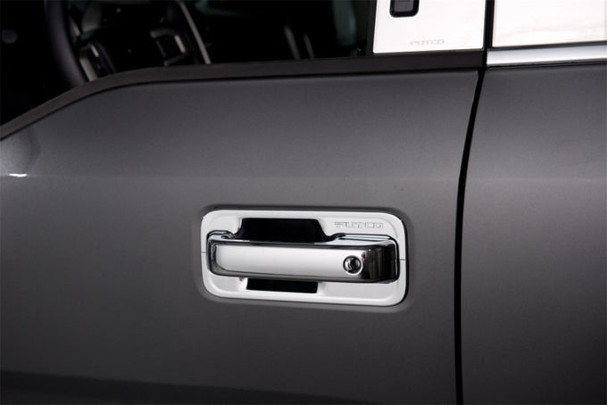 Door Handle Covers (4DR) w/ Driver Keyhole <br> 17-22 Ford F-250 F-350