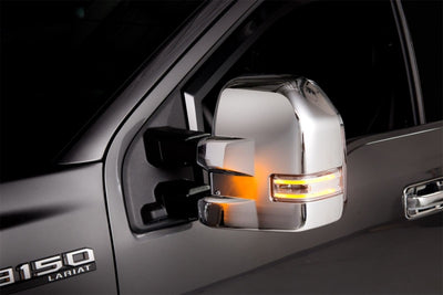 Mirror Covers Fits Towing Mirrors with Side Markers <br> 15-17 Ford F-150