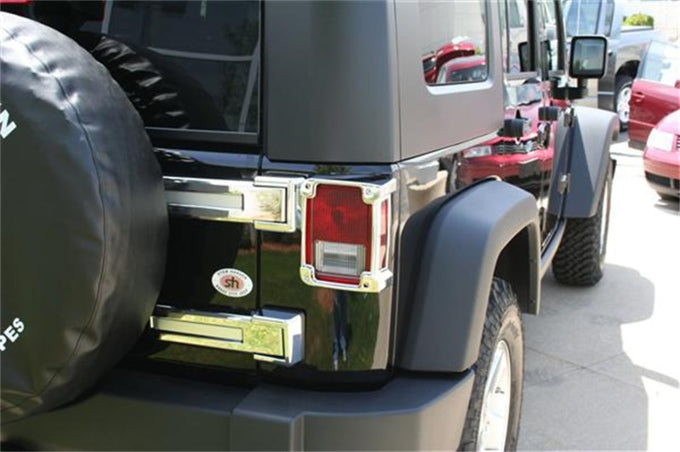 Rear Hinge Cover also Fits Sahara Edition <br> 07-18 Jeep Wrangler (JK)