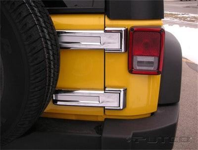 Rear Hinge Cover also Fits Sahara Edition <br> 07-18 Jeep Wrangler (JK)