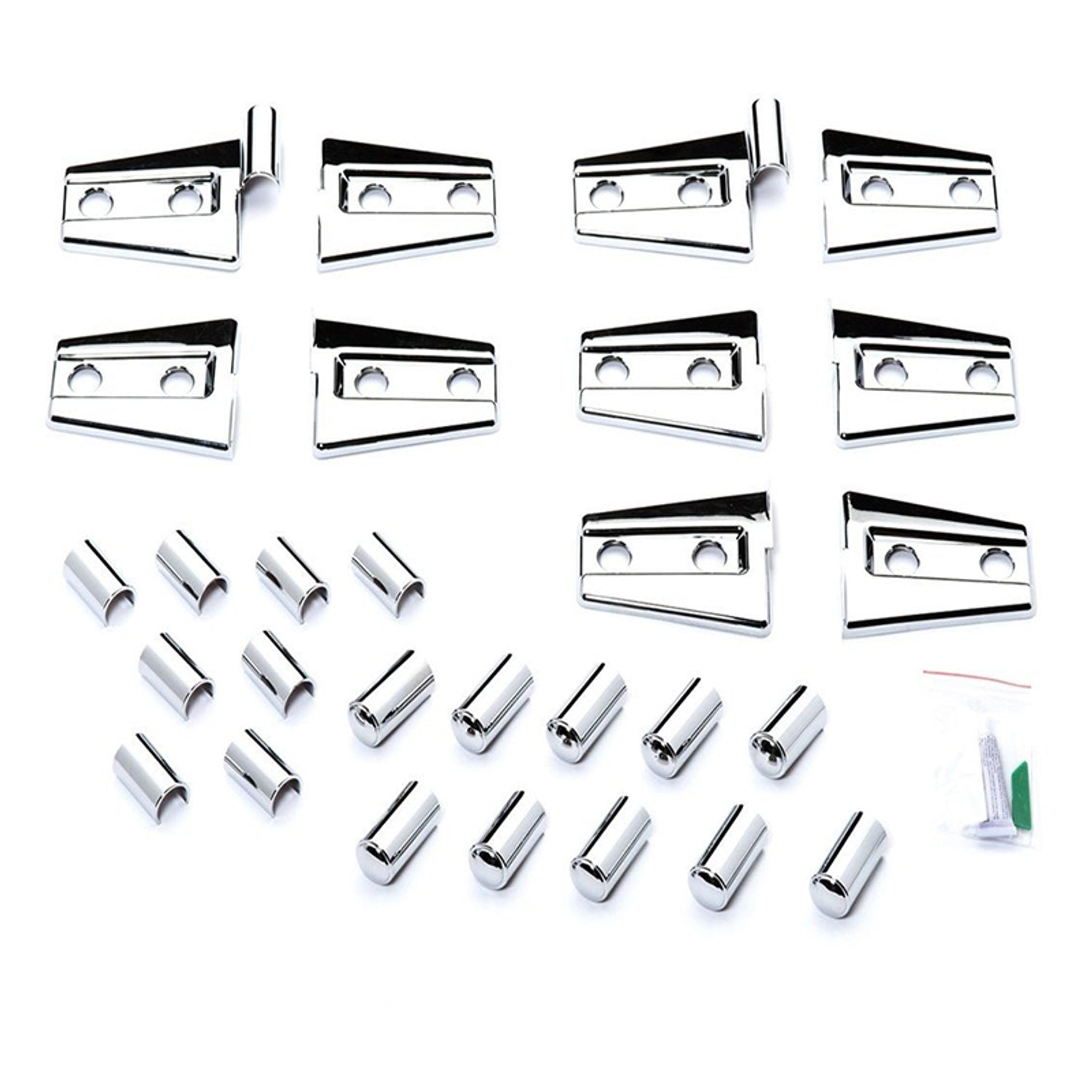 Hinge Covers (Also Fits Sahara Edition) <br> 07-18 Jeep Wrangler (JK)