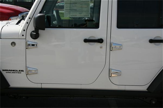 Hinge Covers (Also Fits Sahara Edition) <br> 07-18 Jeep Wrangler (JK)