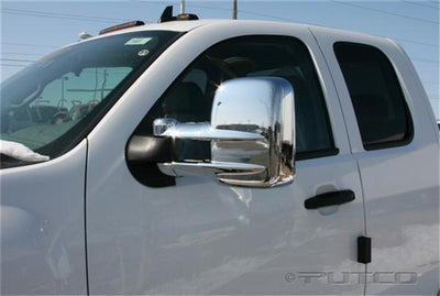 Towing Mirrors Mirror Covers <br> 03-15 Chevy Silverado, GMC Sierra 1500 2500 3500 HD
