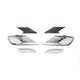 Chrome Fog Lamp Trim Covers <br> 11-14 Hyundai Elantra
