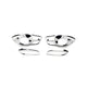 Chrome Fog Lamp Trim Overlays <br> 07-13 Hyundai Santa Fe